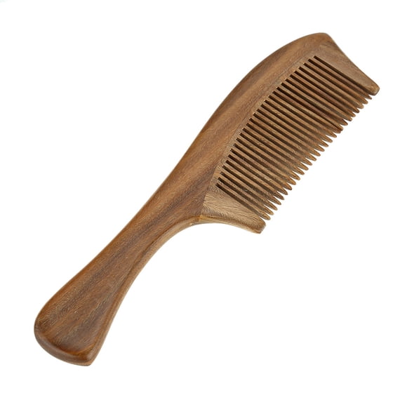 1 Pc Wood Comb Diaphanous Handmade Natural Sandalwood Wooden Comb