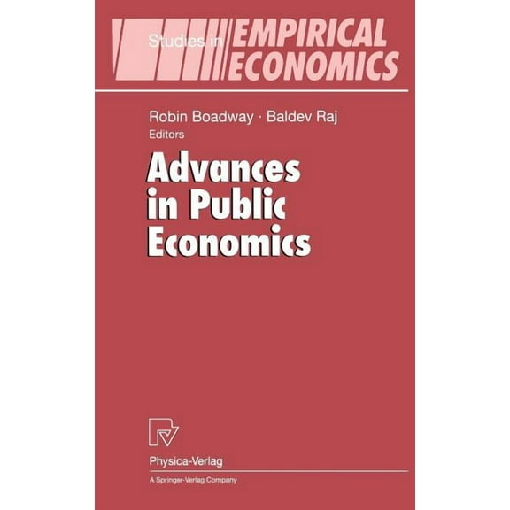 Studies in Empirical Economics Advances in Public Economics, (Hardcover)
