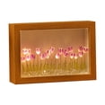 thumbnail image 1 of Marco de fotos Tulipán DIY Luz de noche Regalo Luz de noche (10 flores Púrpura), 1 of 6