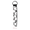 Grey, variant on Puzzled Penguins Wristlet Key Chain