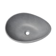 thumbnail image 2 of Pemberly Row 21" Solid Concrete Tear Drop Above Mount Vessel Sink, 2 of 5