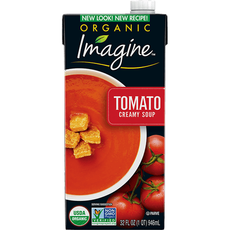 - Imagine Organic Creamy Soup, Tomato, 32 oz.
