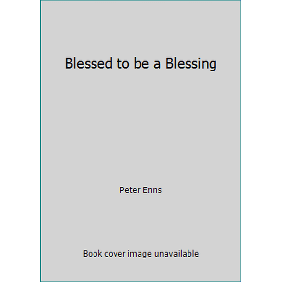 Pre-Owned Blessed to be a Blessing (Hardcover) 0943593891 9780943593890
