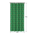 thumbnail image 5 of Green Bigfoot and Campfire Pattern Shower Curtain 36"x72" ,Bathroom Decorative Shower Curtains Set with 12 Hooks,Modern Waterproof Washable Shower Curtain, 5 of 6