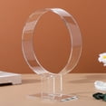 thumbnail image 7 of LOLIPPYY 2-Pack Clear Acrylic Hairband Organizer Stand Practical Display Rack for Hair Hoops and Accessories, 7 of 7