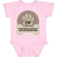 thumbnail image 3 of Inktastic I Love My Chihuahua dog Boys or Girls Baby Bodysuit, 3 of 5