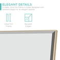thumbnail image 5 of Best Choice Products 65x22in Full Length Mirror, Rectangular Beveled Wall Hanging & Leaning Floor Mirror - Gold, 5 of 8
