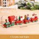 thumbnail image 3 of Feliz Navidad Adorno de tren de madera Decoración navideña para el hogar Regalo de Papá Noel Decoración de año nuevo-cl.-- brillar  Electrónica, 3 of 5