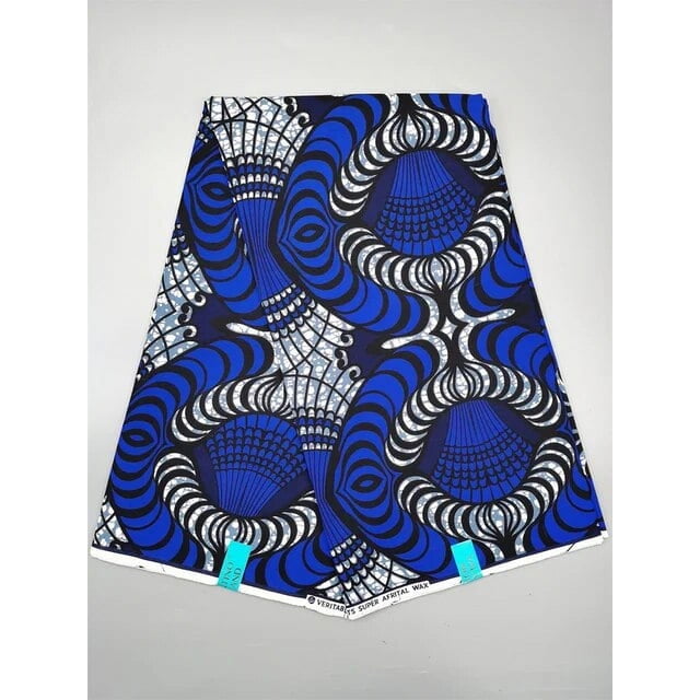 Tissu Ankara à Imprimé de Cire Africaine Répandu, 100 % Coton, Style Nigérian, Patchwork, Couture, Véritable Cire pour Robes