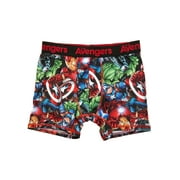 Avengers Boys Boxer Brief Underwear, 4-Pack, Sizes XS-XL