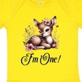 thumbnail image 4 of Inktastic 1st Birthday Cottagecore Baby Girl Deer Girls Baby Bodysuit, 4 of 5