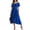AA-Blue, variant on Off Shoulder Midi Dress for Woman Smocked Waist Tiered Ruffle Hem Summer Dresses Vintage Corset Renaissance Costume Green XL