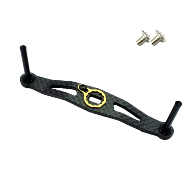 Bgsha Fishing Rocker Handle FOR DAIWA FOR ABU Hole 8/5MM Carbon Fiber BaitCasting Reel Reel Rocker Grip Carp Fishing Accessories