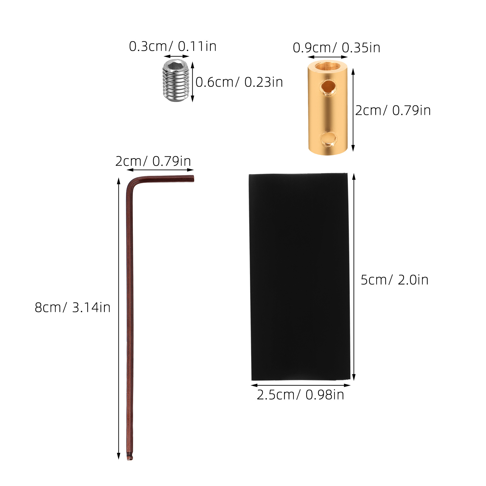 HEMOTON HOMEMAXS 3 Sets Copper Wire Terminal Connectors with Screws, Quick Electrical Wiring Connectors for Circuit Terminals