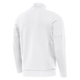 thumbnail image 3 of Men's Antigua White Pittsburgh Steelers Generation Quarter-Zip Jacket, 3 of 4
