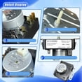 thumbnail image 3 of APPLAYERR W10185982 WPW10185982 Dryer Timer Metal+Plastic Direct Fit For Whirlpool Amana Crosley Dryers, 3 of 10