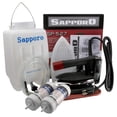 thumbnail image 1 of Sapporo - Kit de plancha de vapor para botella de alimentación por gravedad SP527, plancha de vapor, dos cartuchos de desmineralizador en línea y zapato de planchado antiadherente Magic Glide, 1 of 5
