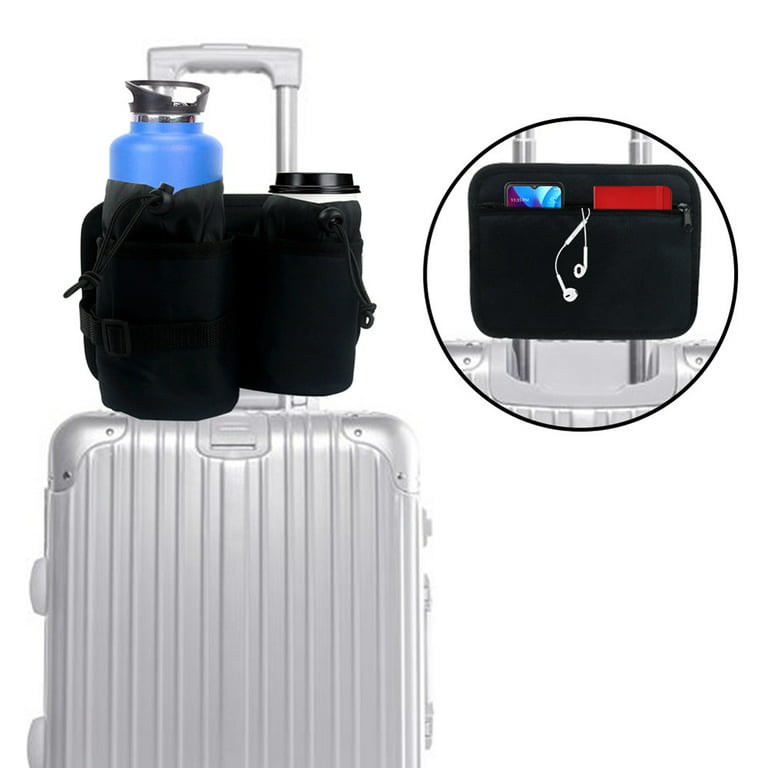 Ausletie Luggage Cup Holder Travel Cup Holder for Luggage for Different  Size Cup