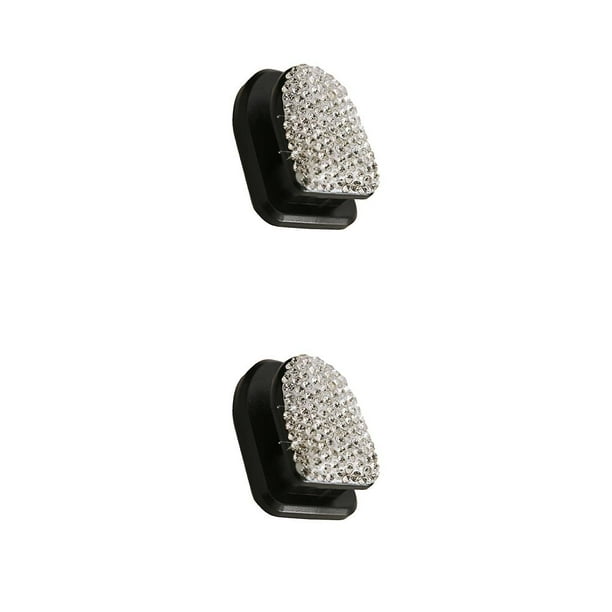 Scienceny Paquete de 5 ganchos para coche multifunción, prácticos espacios de almacenamiento brillantes, ganchos innovadores para coches ostentosos para Diamante de imitación blanco 2piezas Scienceny CBP196342