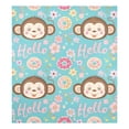 thumbnail image 6 of Dishwasher Magnet Cover Magnetic Fridge Door Cover Home Kitchen Decor Hello Monkey Face 23"x 26", 6 of 6