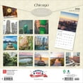 thumbnail image 2 of Chicago | 2026 12x24" (Hanging) Square Wall Calendar | Plastic-Free | BrownTrout, 2 of 9