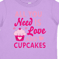 thumbnail image 4 of Inktastic Valentines Day All you Need is Love and Cupcakes Boys or Girls Toddler T-Shirt, 4 of 5