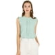 thumbnail image 1 of Blusa Elegante Sin Mangas Vintage Allegra K Cian XL, 1 of 6