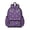 Alien Spacesuit Purple, variant on Alien Head Black Pattern Backpack for School, Cute School Bag with Adjustable Shoulder Straps and Padded Back, 13.4"x11"x4.7"