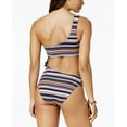 thumbnail image 3 of Bar III BLACK Reversible One-Shoulder Cutout One-Piece Swimsuit, US X-Small, 3 of 4
