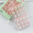 thumbnail image 6 of RAGUPEL 24Pcs Press on Nails for Kids,Pink with Sequins Nails for Kids,Adhesive Backing Does Not Damage Nails Kids Nails,Style1, 6 of 6