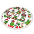thumbnail image 2 of Faldas para árbol de Navidad Grin-Ch de 36 pulgadas, tapete para árbol de Navidad para fiestas de invierno, falda para árbol de Navidad para decoraciones navideñas rústicas, 2 of 8