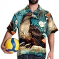 thumbnail image 4 of Platypus Men's Casual Short Sleeve Button Down Shirts - Printed Summer Beach Tops for Men and Women, 4 of 6