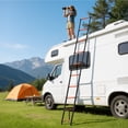thumbnail image 6 of Dbuoem 12.5 FT Telescoping Ladder,330lbs Max Capacity Extension Ladder,Collapsible Ladder with Anti-slip Feet for Home,Roof,RV,Outdoor Work, 6 of 7