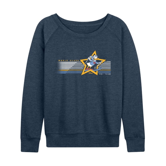 Disney - World Class Ski - Women's French Terry Long Sleeve Pullover