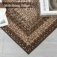 thumbnail image 4 of 2025 New Modern Braided Area Rug, 5x7(8 x 10, 9 x 12) Rugs for Bedroom Indoor Soft Washable Rug,  Low Pile Non-Slip Non-Shedding Foldable Thin Rug Carpet, for Living Room Nursery, 4 of 7
