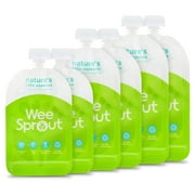 WeeSprout Double Zipper Reusable Food Pouches, Perfect for Babies & Toddlers, Variety