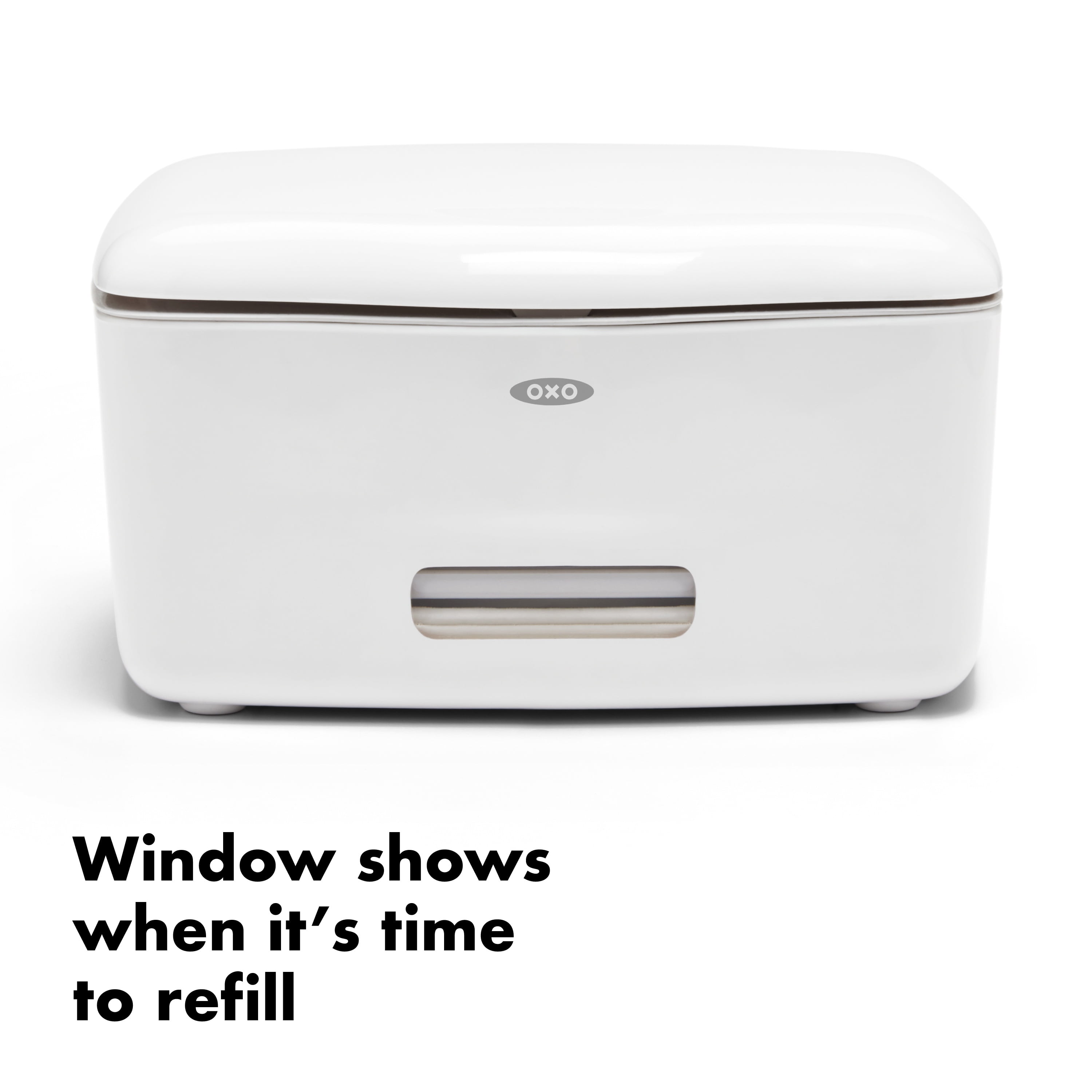 OXO SoftWorks Perfect Pull Flushable Wipes Dispenser, White