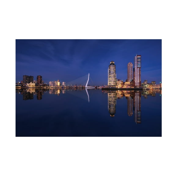 Juan Pablo De 'Fantasy Rotterdam' Canvas Art