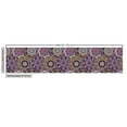 thumbnail image 3 of Ambesonne Flower Fabric by the Yard Upholstery, Floral Motifs of Mandala, 5 Yards, Purple Quartz and Sand Brown, 3 of 5
