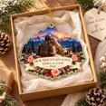 Personalized Ornament Mountain Elopement Keepsake for Newlyweds ...