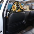 thumbnail image 4 of POLERO Car Seat Towel Cover, Compatible with Truck Seat Van, Terry Cloth Car Seat Cover for Trucks Cars, Sunflower Daisy Print, 4 of 6
