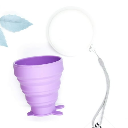 

Silicone Collapsible Water Bottles 200Ml Portable Foldable Expandable Water Bottle Sports Cups Leak Proof and Reusable for Outdoor Activities Travel