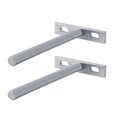 thumbnail image 3 of Sturdy Steel Bracket Safe,  for Book Shelf, Storage Organizer, 3 of 7