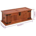 thumbnail image 4 of vidaXL Storage Chest 60x25x22 cm Solid Acacia Wood, 4 of 5