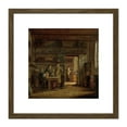 thumbnail image 1 of Jelgerhuis Distillery Or Apothecary A. Dailly 8X8 Inch Square Wooden Framed Wall Art Print Picture with Mount, 1 of 4