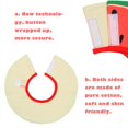 thumbnail image 4 of Babero De Alimentación De Bebé Con Estampado De Frutas, Babero Absorbente Redondo Para Bebé, Tela De Saliva De Alimentación Giratoria 360 Para Bebés, Niñas Y Niños Guardurnaity BA001000-00, 4 of 6
