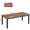 Brown, variant on Great Prices Available 78-Inch Long Wooden Gray Dining Table - Elegant Dining Table for 6-8 People, Industrial Design with Ergonomic Comfort for Family Gatherings - Stylish Kitchen Table