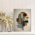 thumbnail image 2 of UXIEQU Abstract Geometric Shapes Canvas Wall Art Print 15.75x11.81 Inches, 2 of 8