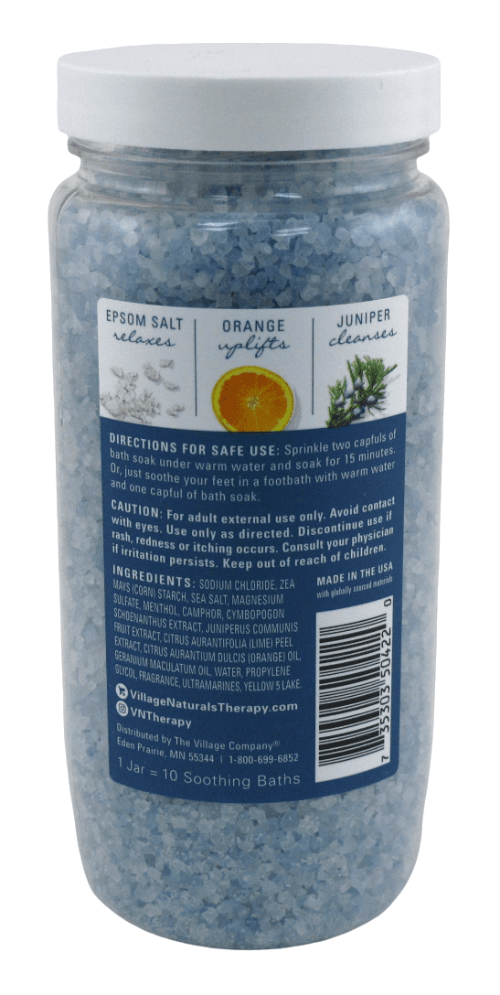 Village Nat. Aches+Pains Tension Relief Bath Soak 20oz (Pack of 3)