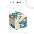 thumbnail image 4 of Xecao Cute colorful whale Print Box Cover Holder, Square by Xecao - Leather Decorative Organizer for Tabletop, Bathroom, Car, Office, 4 of 7